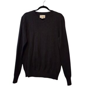 Article 365 Cotton Cashmere Sweater Mens SM Black Work Business Casual Classic